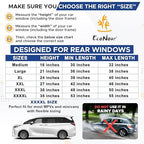 EcoNour Car Window Sun Shades for MPV, Minivan Rear Windows - Image 3