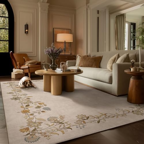 Washable Living Room Area Rugs: 6x9 Bedroom Rug Non Slip Soft Large Carpet - Image 6