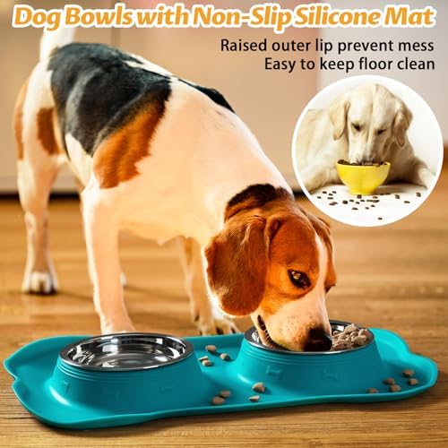 Hubulk Pet Dog Bowls 2 Stainless Steel Dog Bowl - Image 6