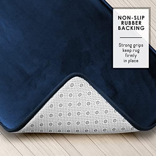 Clara Clark Bathroom Rugs, Velvet Memory Foam Bath Mat, Machine Washable Bath - Image 5