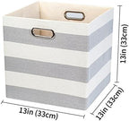 Posprica Storage Cubes, 13×13 Collapsible Storage Baskets Bins Fabric Drawers - Image 2