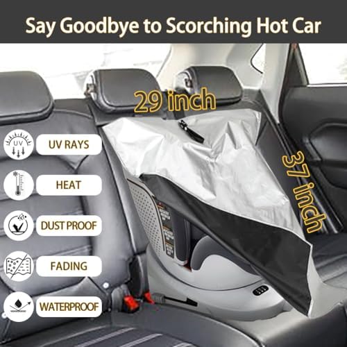 Baby Car Seat Sun Shade Cover, Cooling Protector - Image 3