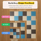 MioTetto Baby Play Mat, Comfortable Playtime Mat – Portable Foam Floor Tiles - Image 2