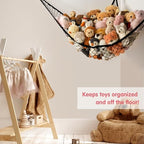 Stuffed Animal Storage Hammock Net Corner - Image 4