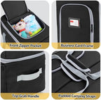 Car Seat Travel Bag with Wheels Compatible with UPPAbaby Aria and Mesa - Image 4