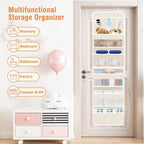 Over The Door Organizer Storage Large Capacity Hanging Bedroom Storage - Image 7