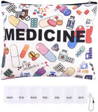 Medicine Bag Zipper Med Storage Bag by Sudaporn