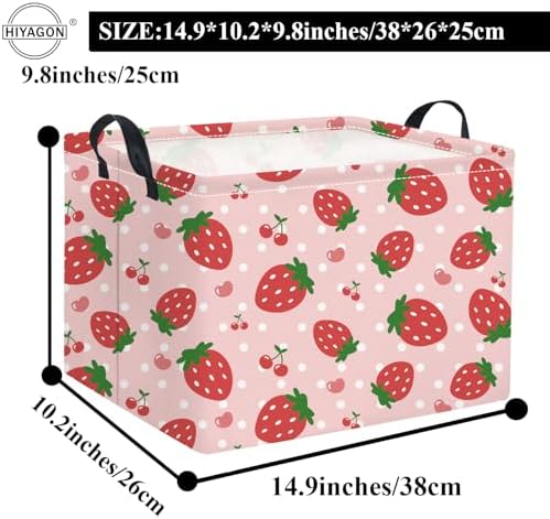 Rectangular Baby Girl Basket Kids Baby Storage Basket Storage Bin Organizer Box - Image 6