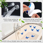 20 Pcs Non Slip Bathtub Stickers Anti Slip Shower Stickers Butterfly Anti Skid - Image 4
