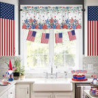 4th of July Kitchen Curtains Valances - Image 2