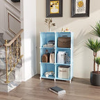 AWTATOS Cube Storage Organizer, Closet Organizers, 6 Cube Shelf - Image 4