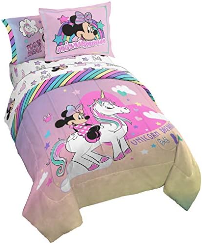 Disney Minnie Mouse Full Size Comforter Set 7 Piece Kids Bedding by JayFranco