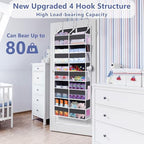 Heavy Duty Over The Door Organizer 5 Tiers, Extra Large Behind Door Storage of - Image 5