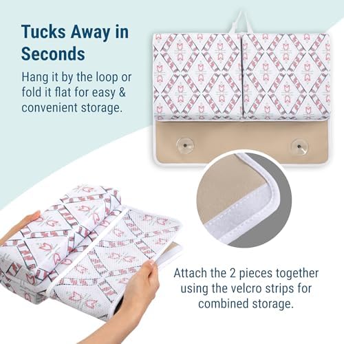 Wildkin Bath Kneeler & Elbow Rest Pad, Dual-Layer Foam, 4 Suction Cups - Image 6