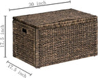 eHemco Water Hyacinth Wicker Storage Trunk, 30x17.5x17.5 - Image 7