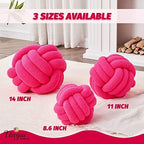 Uvvyui Knot Pillow Ball, Soft Home Decorative Pillows, Round Throw Pillow - Image 2