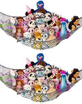 Large Stuffed Animal Storage Hammock 2 Pack | Holds 12 lbs | Corner Stuffed by LillysLove