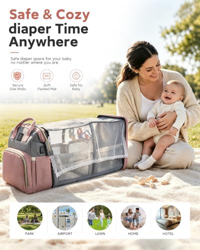 houscly Diaper Bag Backpack - Image 6