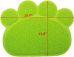 PVC Pet Dog Cat Puppy Kitten Dish Bowl Food Water Feeding Placemat, Non-Slip - Image 5