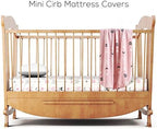 Stretchy Fitted Pack n Play Playard Sheet Set BROLEX 2 Pack Portable Mini Crib - Image 4