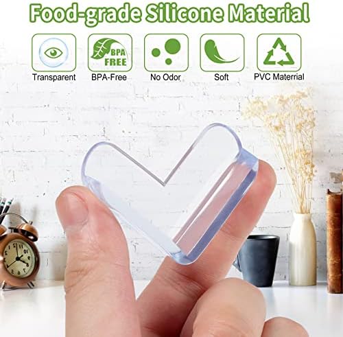 12 Pack Corner Protector for Baby: Baby Proofing Safety Corner Clear Furniture - Image 3