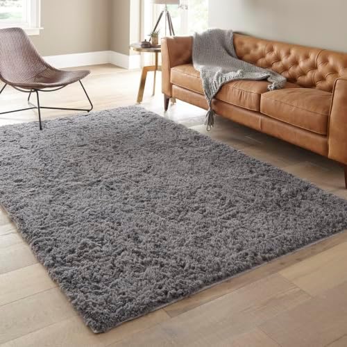 Ophanie Rugs for Living Room, Upgrade Non-Slip Fluffy Soft 5x8 Area Rug - Image 5