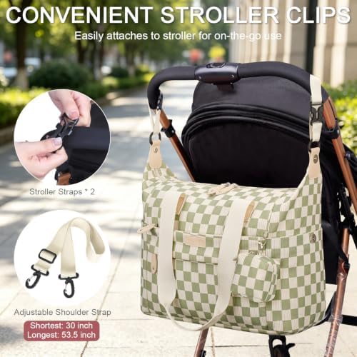 Pritent Diaper Bag Tote Waterproof Maternity Baby Bags - Image 5