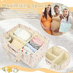Baby Diaper Caddy Organizer, Baby Nappy Caddy Organizer - Image 6