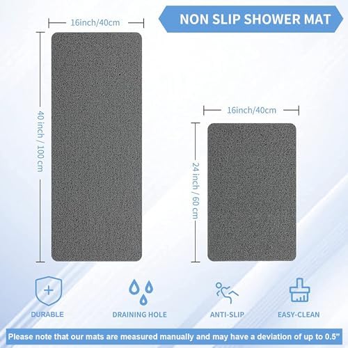 Hargiis Non-Slip Shower Mat Bathtub Mat - Image 2