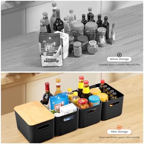 Ohmlove 4 Pack Storage Bins - Image 4