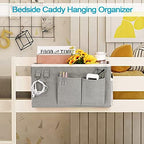 Bedside Caddy, Bedside Storage Bag Hanging Organizer - Image 2
