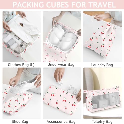 KPX 8 Set Packing Cubes for Travel, Luggage Packing Organizers Accessories - Image 4