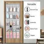 Over Door Hanging Water Bottle Holder Cup Organizer - Image 2
