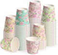 WRAPAHOLIC 3oz Rose Floral Bathroom Cups by WRAPAHOLIC