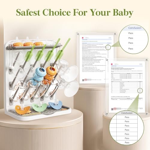 Lifewit 15-Hooks Baby Bottle Drying Rack - Image 2