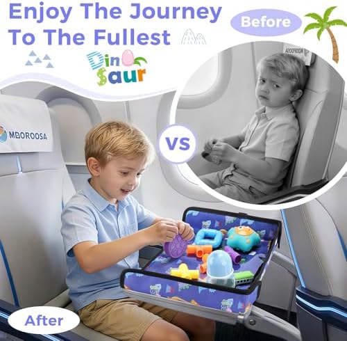 COOLBEBE Airplane Tray Table Cover, Foldable Travel Tray Cover - Image 5