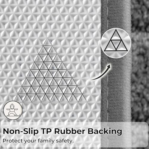 GRANNY SAYS Deep Grey Bathroom Rugs Set 2 Piece, Soft Microfiber Bath Mats - Image 5