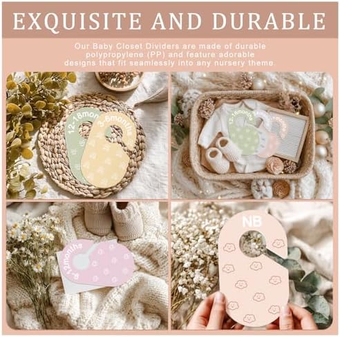 slapaflife Baby Closet Dividers, Double-Sided Cute Design Baby Clothes Dividers - Image 5