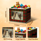 Vintage Snowman Christmas Storage Box - Image 3