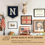 Lacama Toddler Boys Room Decor Name Pennant Flag Personalized Baby Gifts - Image 6