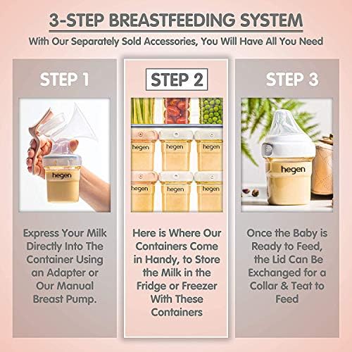 Hegen Easy to Clean Reuseable Breast Milk Storage - Image 5