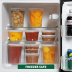 Freshware Food Storage Containers 34 oz Plastic Deli Containers - Image 6