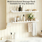 Fixwal Nursery Shelves, 16.5 Inch Floating Bookshelves - Image 6