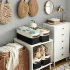 DECOMOMO Narrow Storage Bins, Small Storage Baskets - Image 4