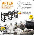 6 Feeding Ports Portable Bottle Rack, Lamb Bottle Holder - Image 5