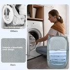 Pop Up Laundry Hamper, Mesh Laundry Basket Collapsible, Foldable Hamper - Image 5