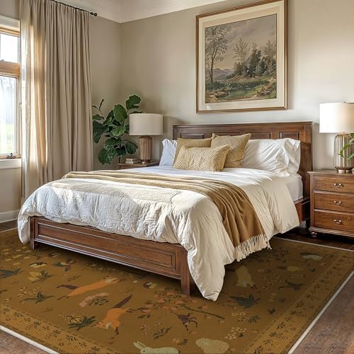 BESBLEE 8X10 Area Rug for Living Room, Animal Washable Non Slip - Image 3