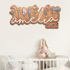 Custom Wildflowers Nursery Sign by IZI+POD