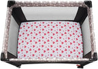 GUNTAIL Pack and Play Sheets Fitted, 2 Pack Pack n Play Sheets - Image 2