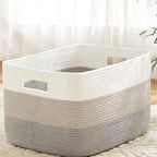 Artfeel Blanket Basket, Rectangle Woven Baskets by Artfeel